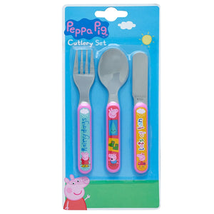 Polar Gear Peppa Pig 3-Piece Metal Cutlery Set