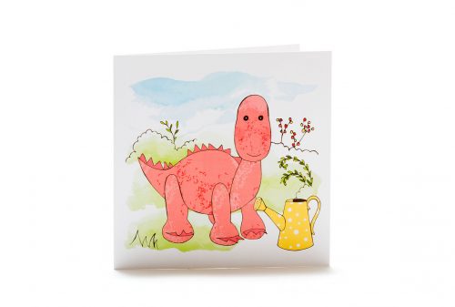 Best Years New Baby Card – Sweet Baby Pink Diplodocus