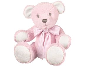 Suki Hug-a-Boo Bear Soft Toy Medium Pink