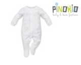 PINOKIO Baby Sleepsuit Plain White