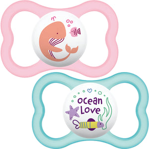 MAM Air Soother Pink 6+m 2Pk