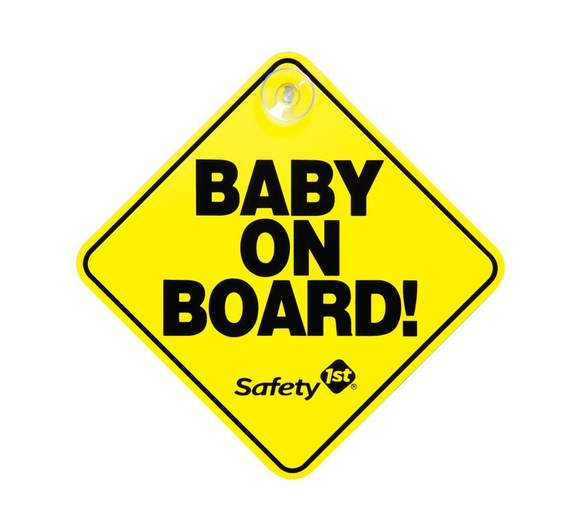 Safety 1st BABY ON BOARD Car Sign