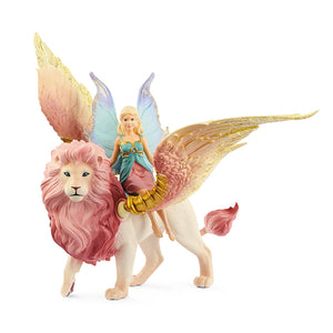Schleich Fairy in Flight on Winged Lion