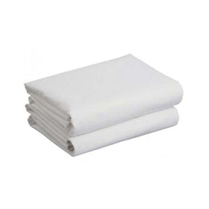 Cuddles Collection Fitted Sheets White 2-Pack Cot 60/120