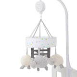 Silver Cloud Counting Sheep Cot Mobile