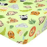 Happy Friday Wild Fitted Sheet Cot 60/120cm