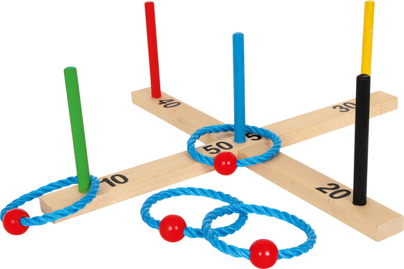 Small Foot Ring Throwing Game Coloured