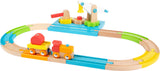 Small Foot Wooden Train With Crane Play Set