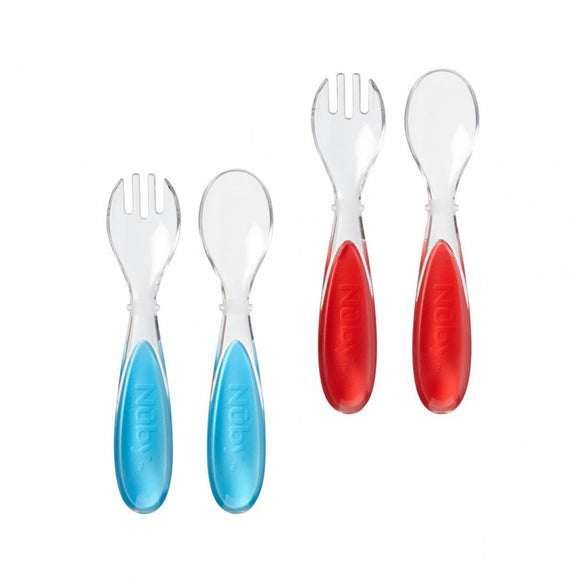 Nuby Fork & Spoon Travel Cutlery
