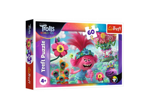 Trefl Jigsaw Puzzle Trolls In The World Of Music - 60 Piece Puzzle
