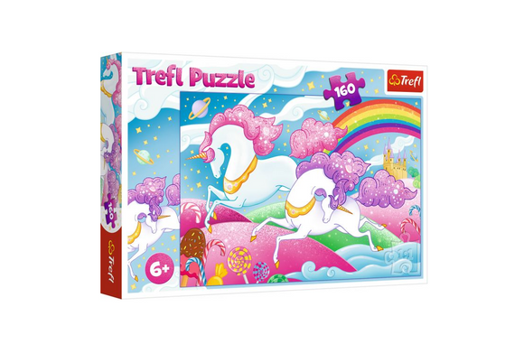 Trefl Jigsaw Puzzle Galloping Unicorns -  160 Piece Puzzle