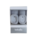 Bebetto Baby Knitted Booties Blue Boxed