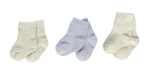 Bebetto Baby Boy Socks Ankle High 3Pk (0-6mths)