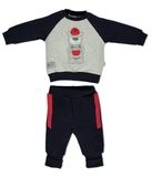 Bebetto Baby Boy 2-Piece Set Bear Navy/Red (3-18mths)