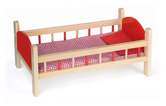 Viga Doll's Bed Natural Wood