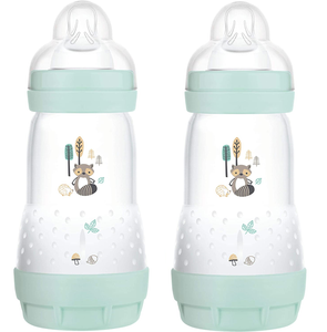 MAM Easy Start Baby Bottle 2-Pack 260ml Blue 2+m