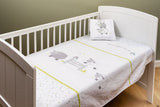 Silver Cloud Counting Sheep Cot Bed Bedding Set-3 Piece