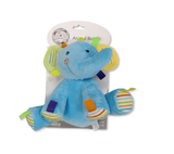 Blue Elephant Rattle Soft Toy