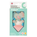 Cheeky Chompers Textured Baby Animal Teether - Darcy the Elephant