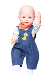 Heless Doll 3-Piece Outfit 'Dino' Doll Size 35-45cm