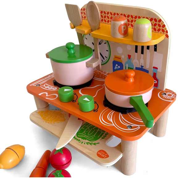 Bee Smart Toys Wooden Kitchen Playset