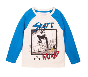 Minoti Boys Long Sleeve Top Skate (3-6yrs)