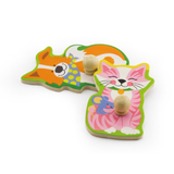 Viga Farm Animals Wooden Puzzle With Sounds