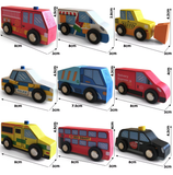 Bee Smart Toys Wooden Vehicle Car Set